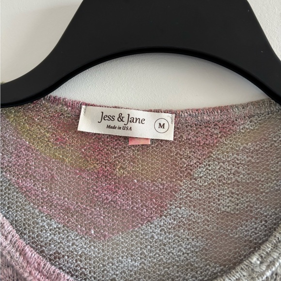 Jess & Jane Wind Ballad Sweater Knit Floral Colorful Women M 90s Grunge Boho USA - Picture 5 of 11